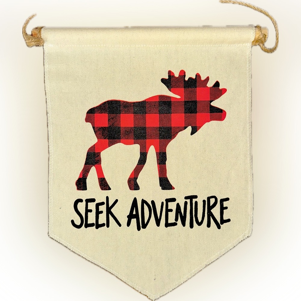 Cute canvas hanging sign